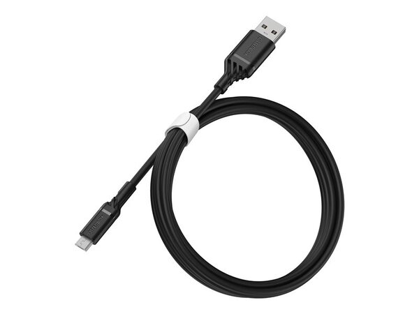 OtterBox Micro-USB &ndash; USB-A kabel, 1 m, svart