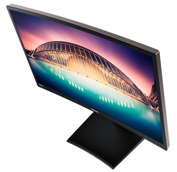 Samsung SE650 Series - LED-n&auml;ytt&ouml; - kaareva - 27&quot; - 1920 x 1080 Full HD (1080p) - VA - 300 cd/m&sup2; - 3000:1 - 4 ms - HDMI, DVI, DisplayPort - musta