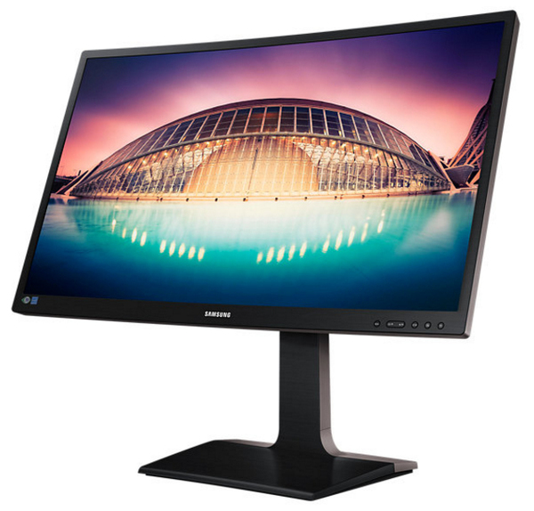 Samsung SE650 Series - LED-n&auml;ytt&ouml; - kaareva - 27&quot; - 1920 x 1080 Full HD (1080p) - VA - 300 cd/m&sup2; - 3000:1 - 4 ms - HDMI, DVI, DisplayPort - musta