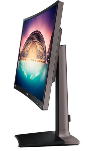Samsung SE650 Series - LED-n&auml;ytt&ouml; - kaareva - 27&quot; - 1920 x 1080 Full HD (1080p) - VA - 300 cd/m&sup2; - 3000:1 - 4 ms - HDMI, DVI, DisplayPort - musta