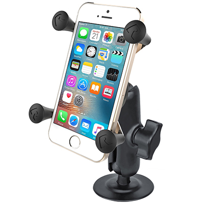 RAM MOUNTS FLEX ADHESIVE X-GRIP TELINE, PIENI/KESKIKOKOINEN PUHELIN
