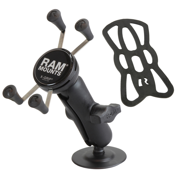 RAM MOUNTS FLEX ADHESIVE X-GRIP TELINE, PIENI/KESKIKOKOINEN PUHELIN