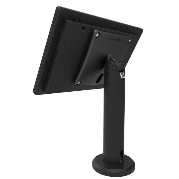 Compulocks The Rise Samsung Touchscreen Pole Stand with Cable Management - Teline tuotteelle tabletti - musta -n&auml;yt&ouml;n koko: 10.1&quot; - p&ouml;yt&auml;mallin jalusta