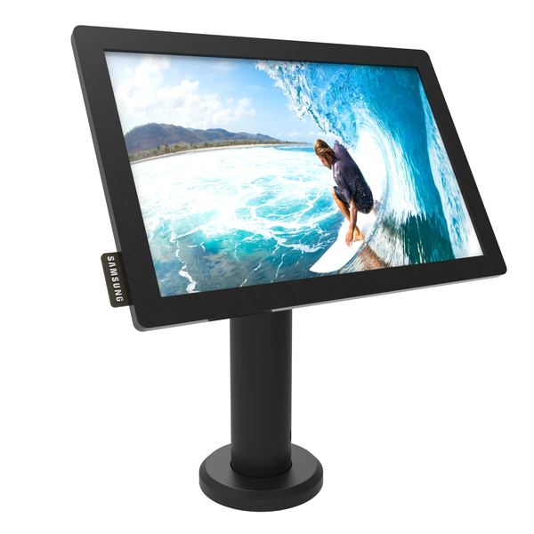Compulocks The Rise Samsung Touchscreen Pole Stand with Cable Management - Teline tuotteelle tabletti - musta -n&auml;yt&ouml;n koko: 10.1&quot; - p&ouml;yt&auml;mallin jalusta