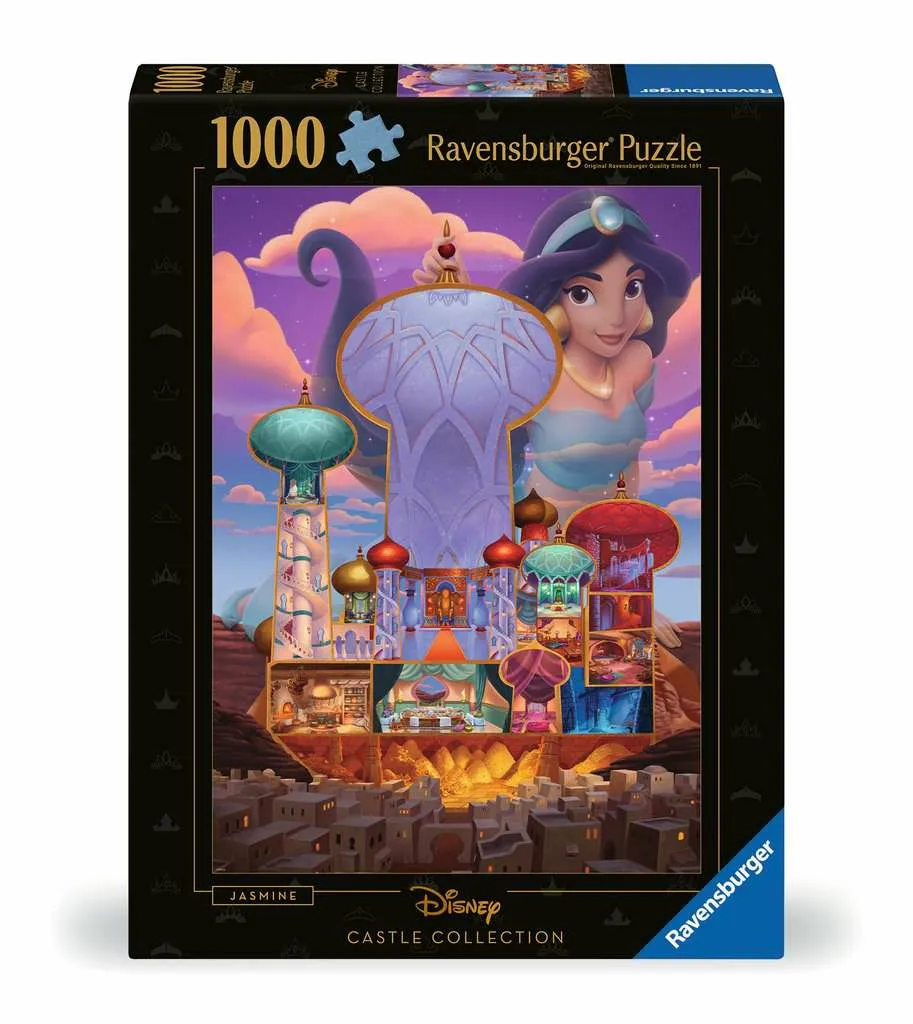 Ravensburger Disney Castles: Jasmine -palapeli, 1000 palaa