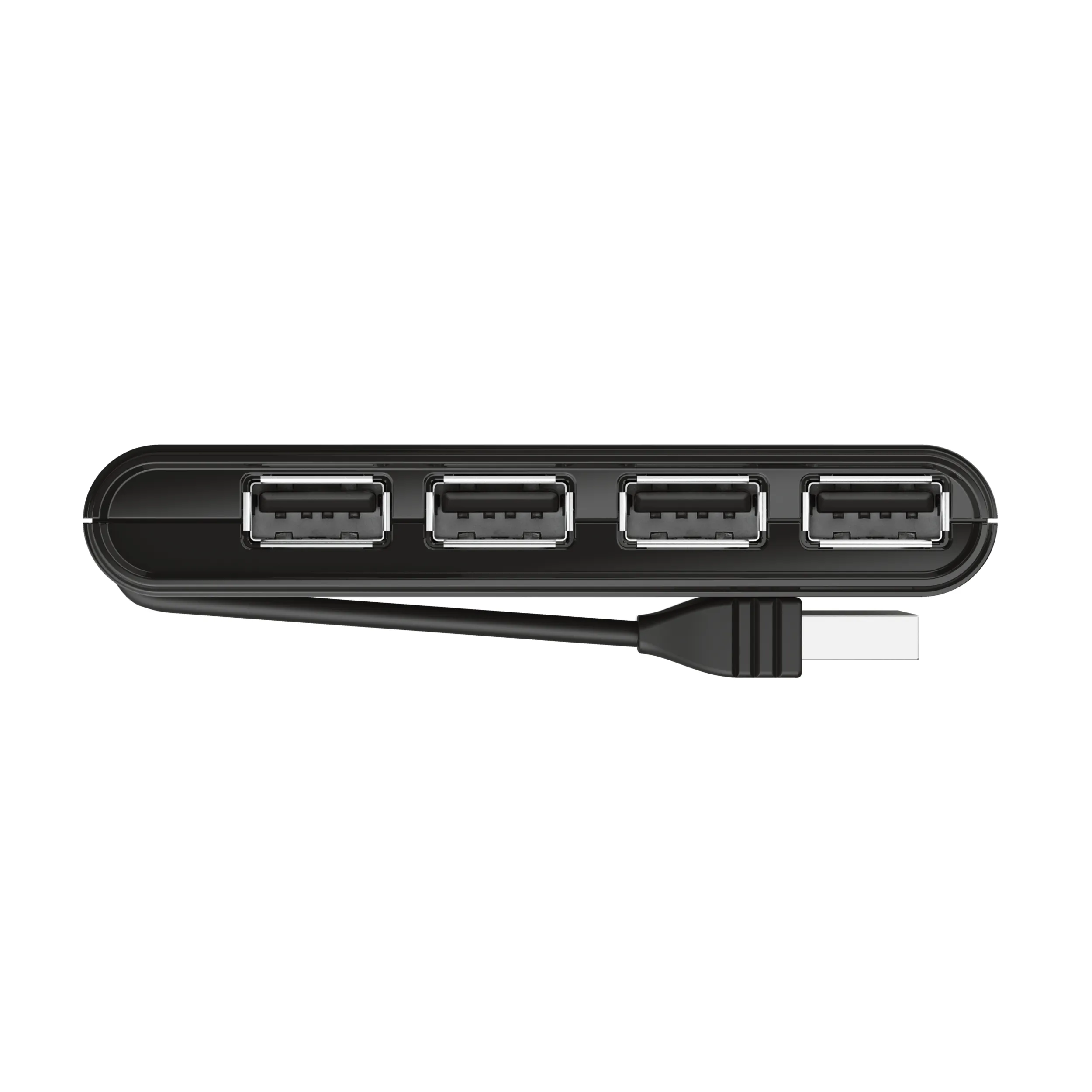 Trust Vecco 4 Port USB 2.0 Mini Hub. Eritt&auml;in pienikokoinen 4-porttinen USB 2.0 -reititin: ihanteellinen kannettavien k&auml;ytt&auml;jille.