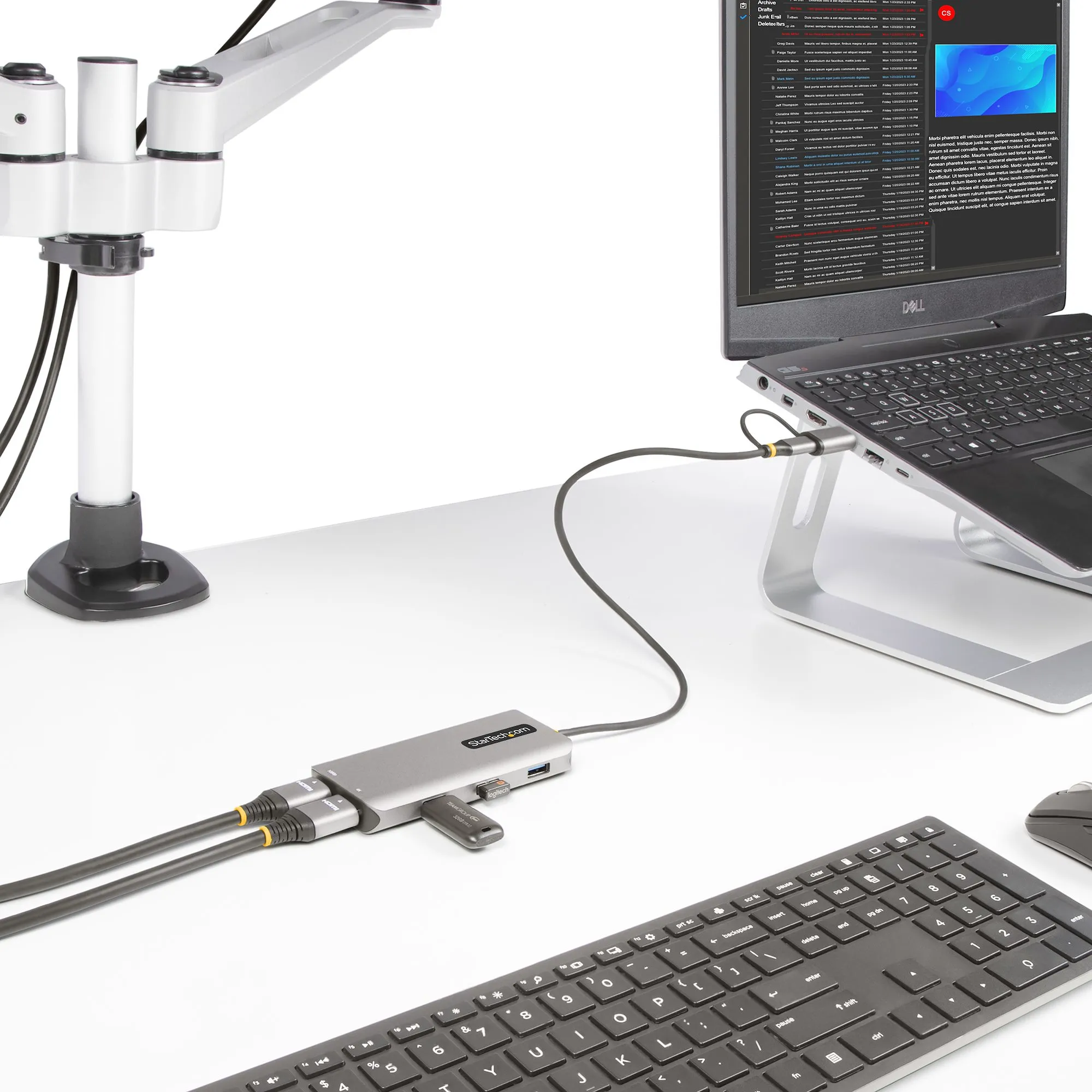 Startech USB-C - USB-A Multiport Dual HDMI - adapter