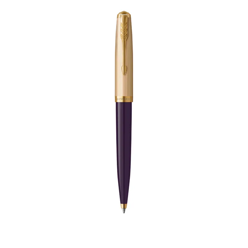 Parker 51 Deluxe Blue and Gold, 1mm -kuulak&auml;rkikyn&auml;, 1 kpl, musta
