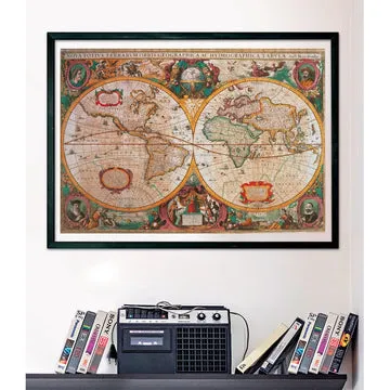 Clementoni High Quality Collection Old-Map - pussel, 1000 bitar