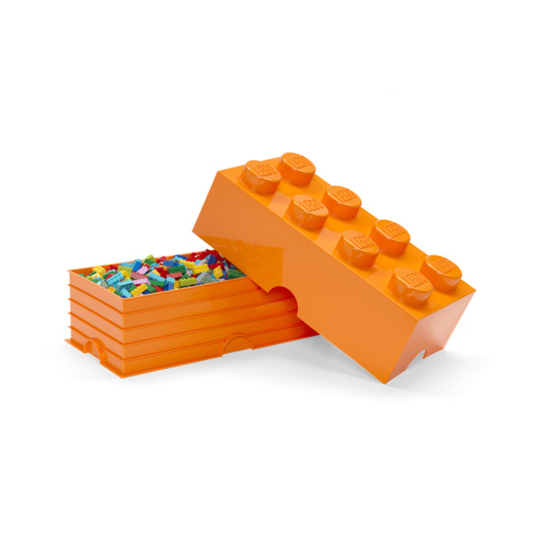 Room Copenhagen LEGO Storage Brick 8 orange - RC40041760