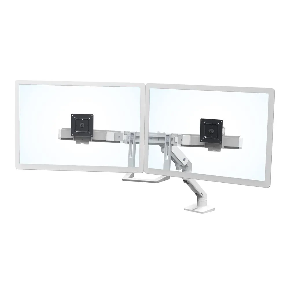 Ergotron HX -monitorivarsi kahdelle n&auml;yt&ouml;lle jopa 32", kaasujousella, 16 kg, valkoinen
