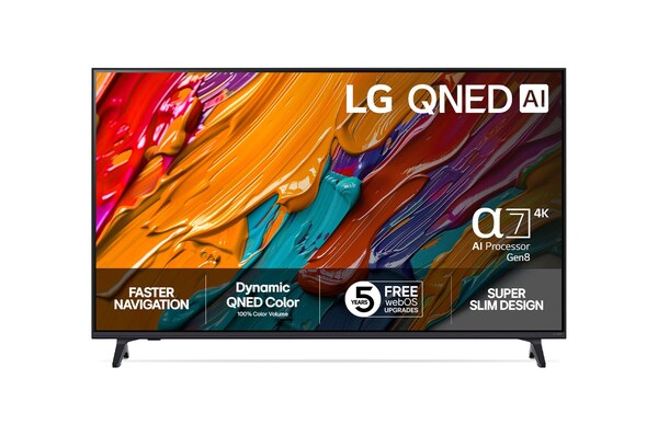 LG 50QNED7EA6B 50" 4K webOS TV, 60Hz, HDR10