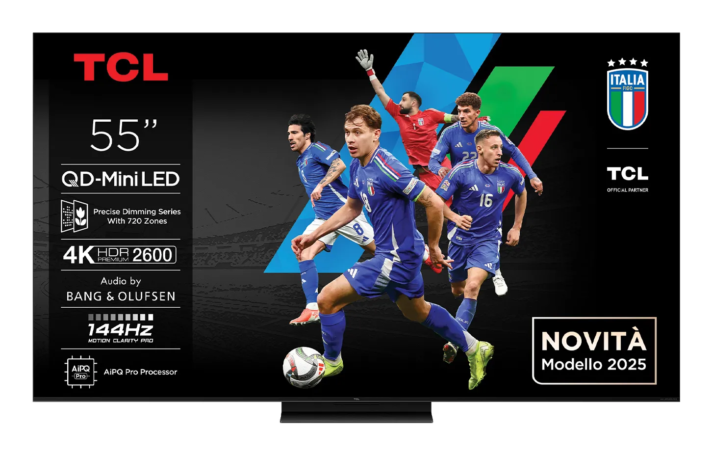TCL C7K 55" 4K Mini LED Google TV, 120Hz, Dolby Vision IQ, Metallic TCL C7K 55" 4K Mini LED Google TV, 120Hz, Dolby Vision IQ, Metallic