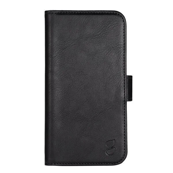 GEAR Wallet, iPhone 14 - 2-in-1 lompakkokotelo, Musta