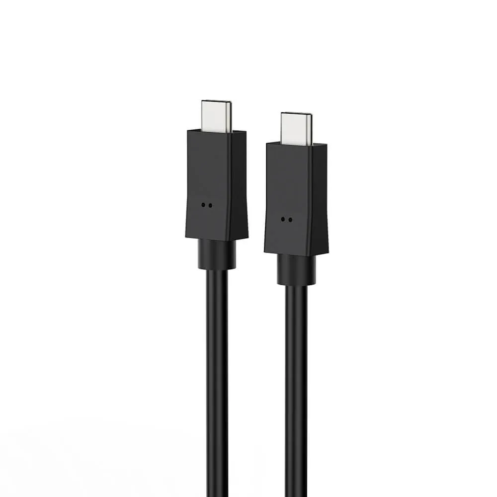 GEAR USB-C 3.1 kabel, 100 W, 1,5 m, svart