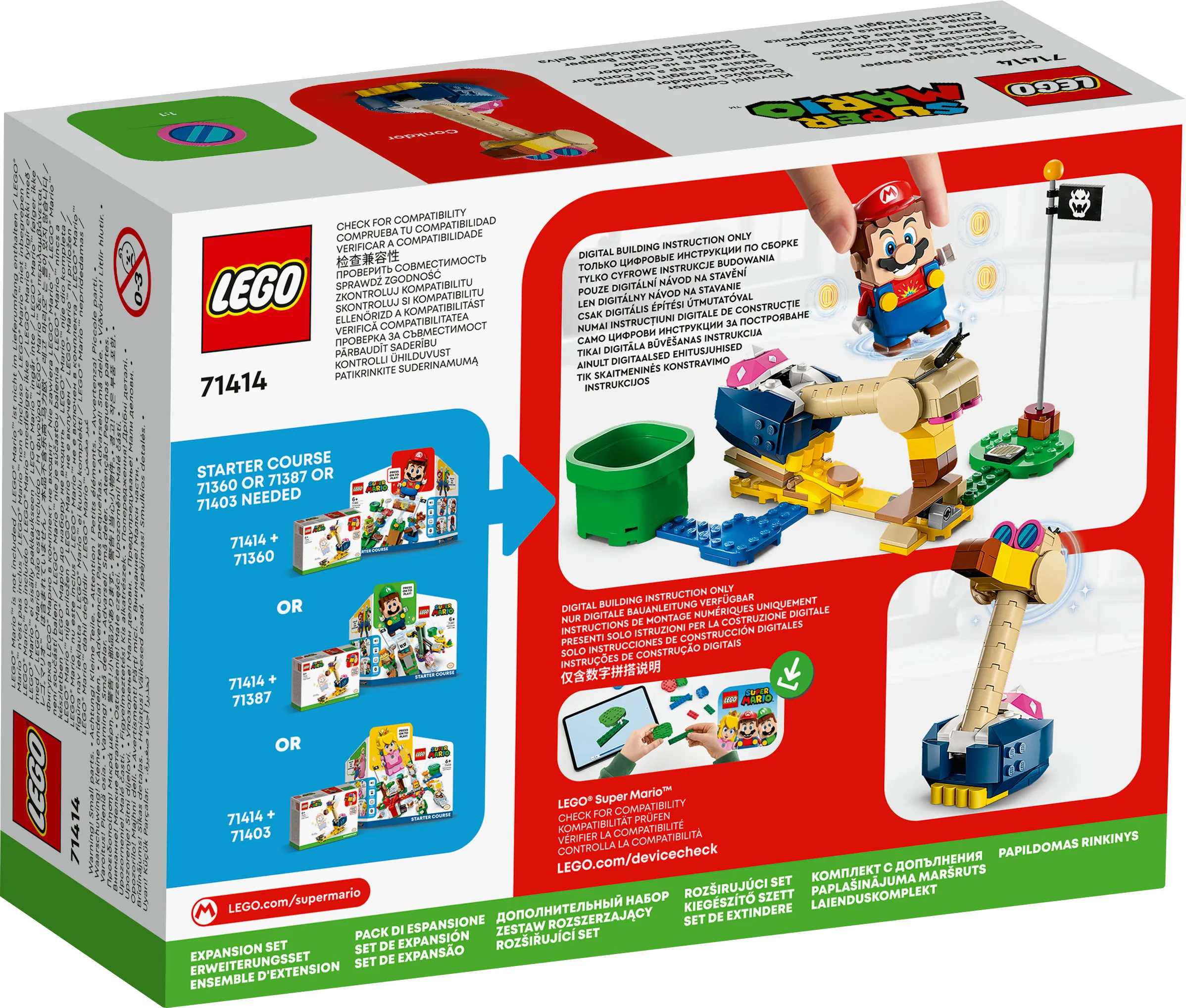 Lego Super Mario Pickondors Picker Expansion Set 71414