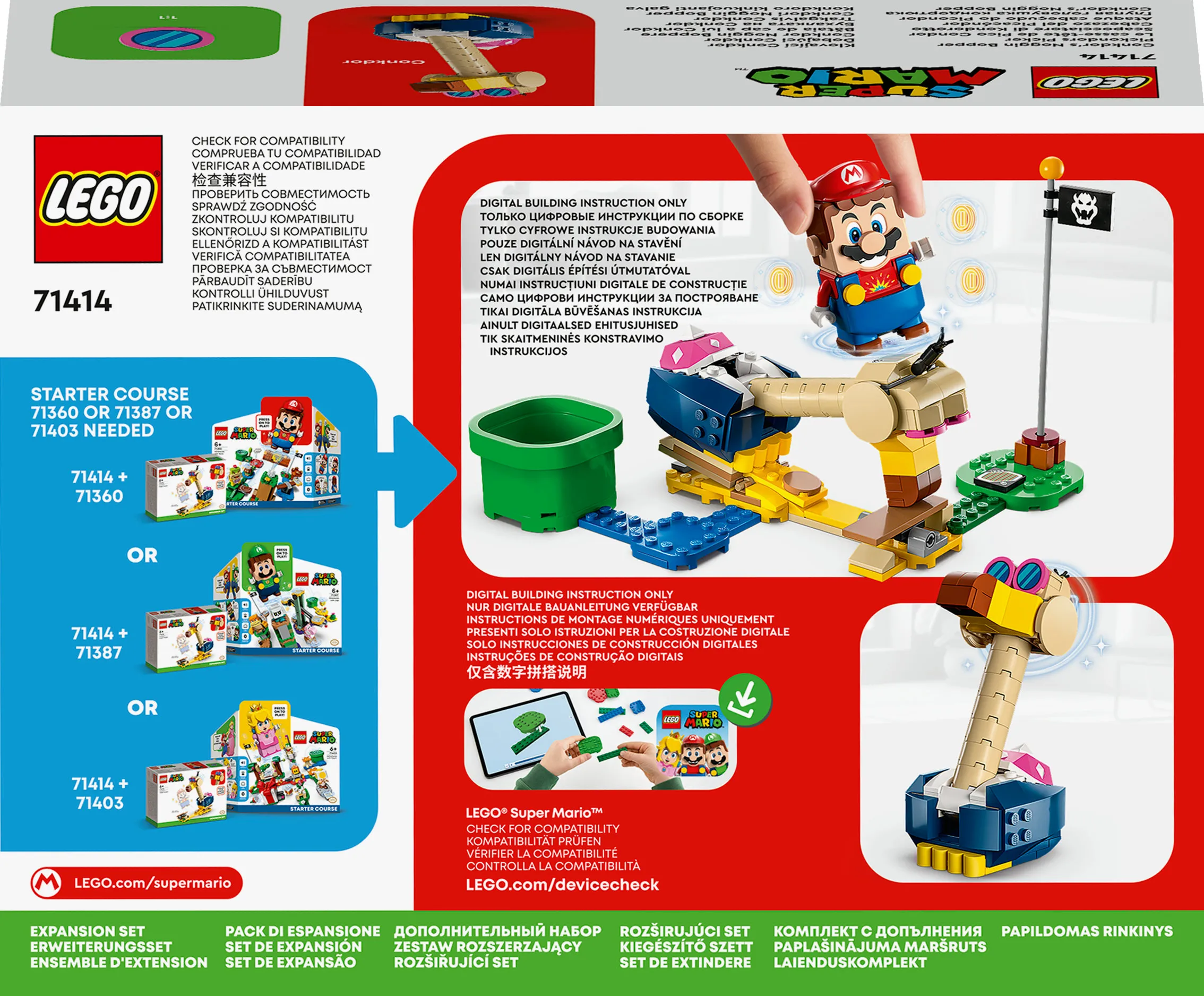 Lego Super Mario Pickondors Picker Expansion Set 71414