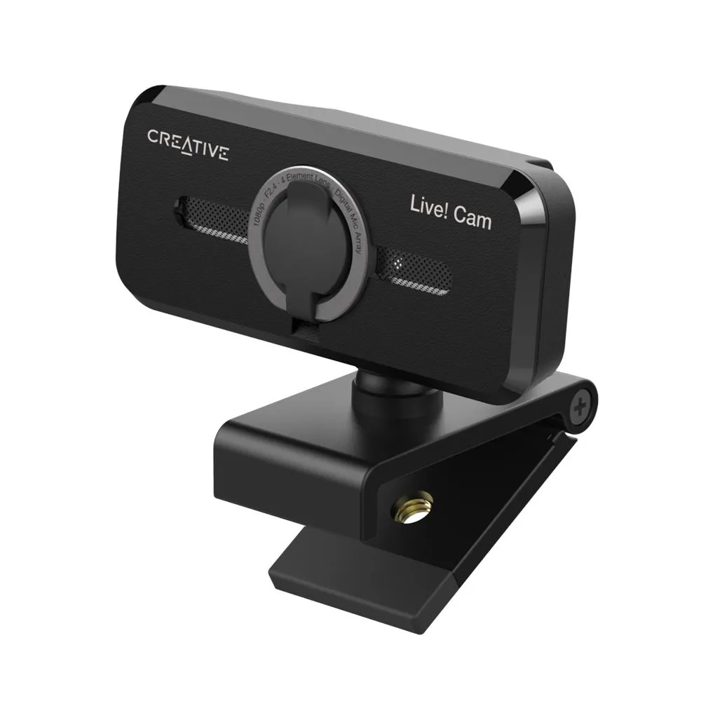 Creative LIVE! Cam Sync V2 Full HD - webbkamera, svart