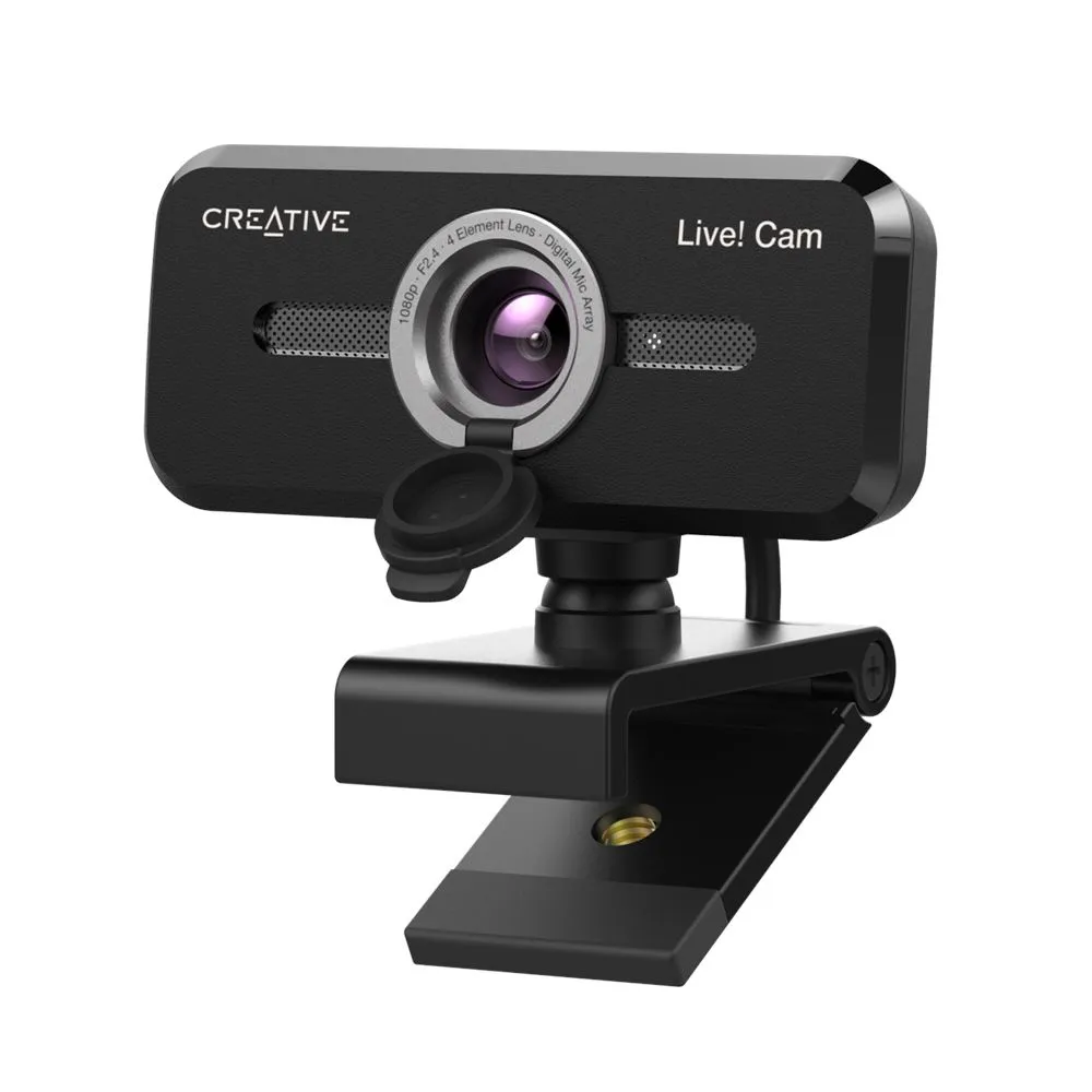 Creative LIVE! Cam Sync V2 Full HD - webbkamera, svart