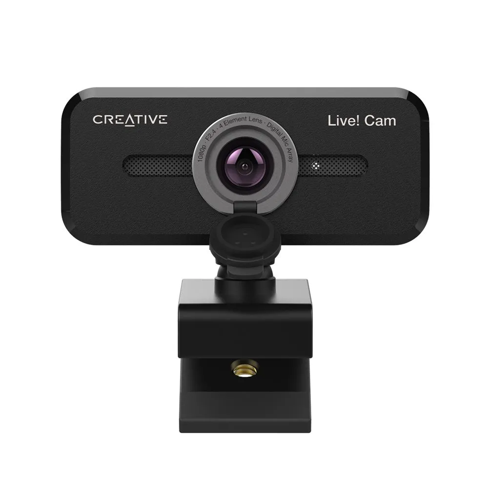 Creative LIVE! Cam Sync V2 Full HD - webbkamera, svart