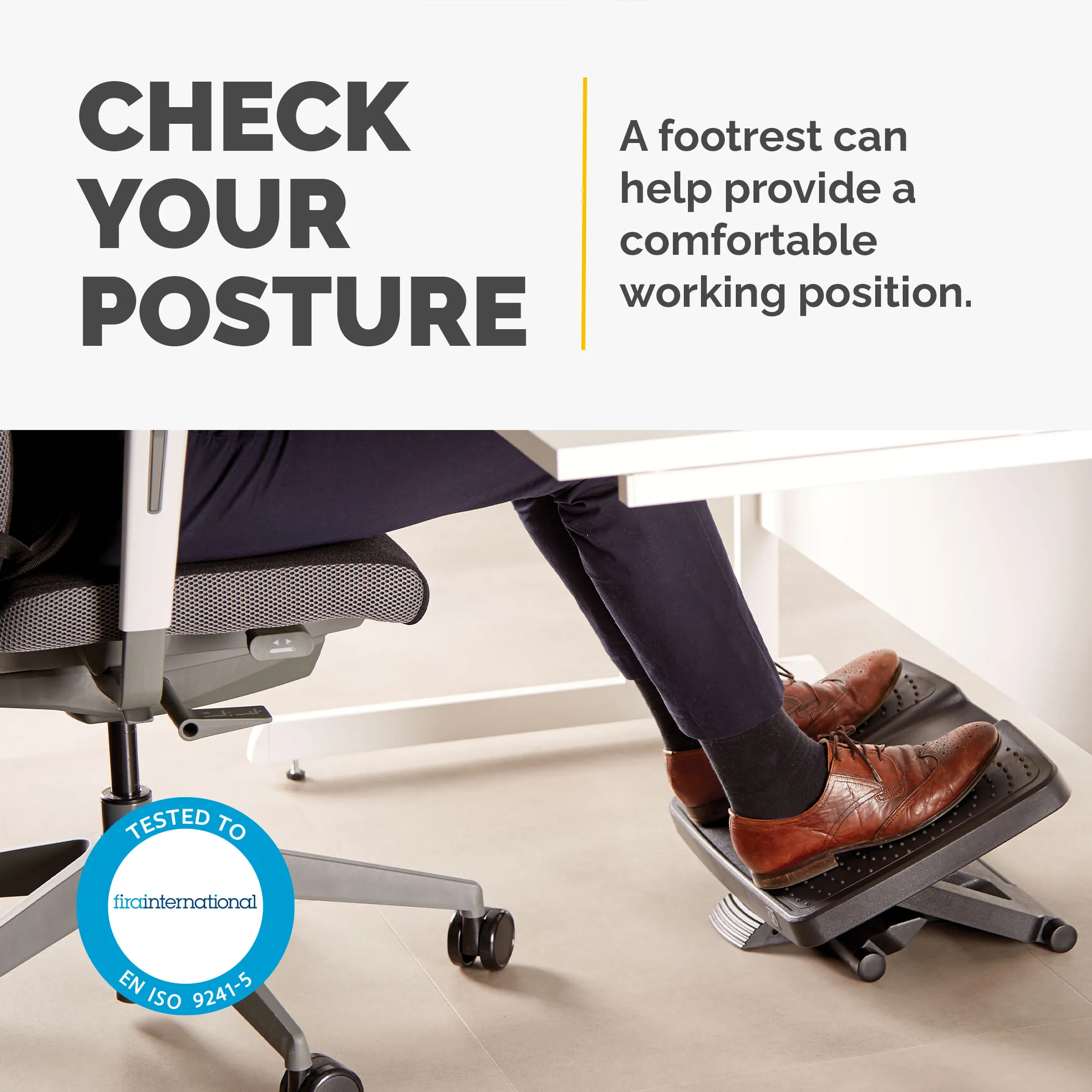 FELLOWES Chair Foot Support Ultimate