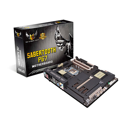 ASUS SABERTOOTH P67 emolevy, Intel P67 LGA1155,ATX,GBLAN,2xPCIe2.0x16