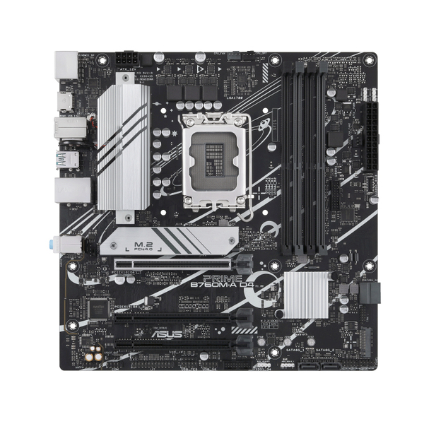 ASUS PRIME B760M-A D4-CSM LGA1700 4DDR5 - moderkort, svart
