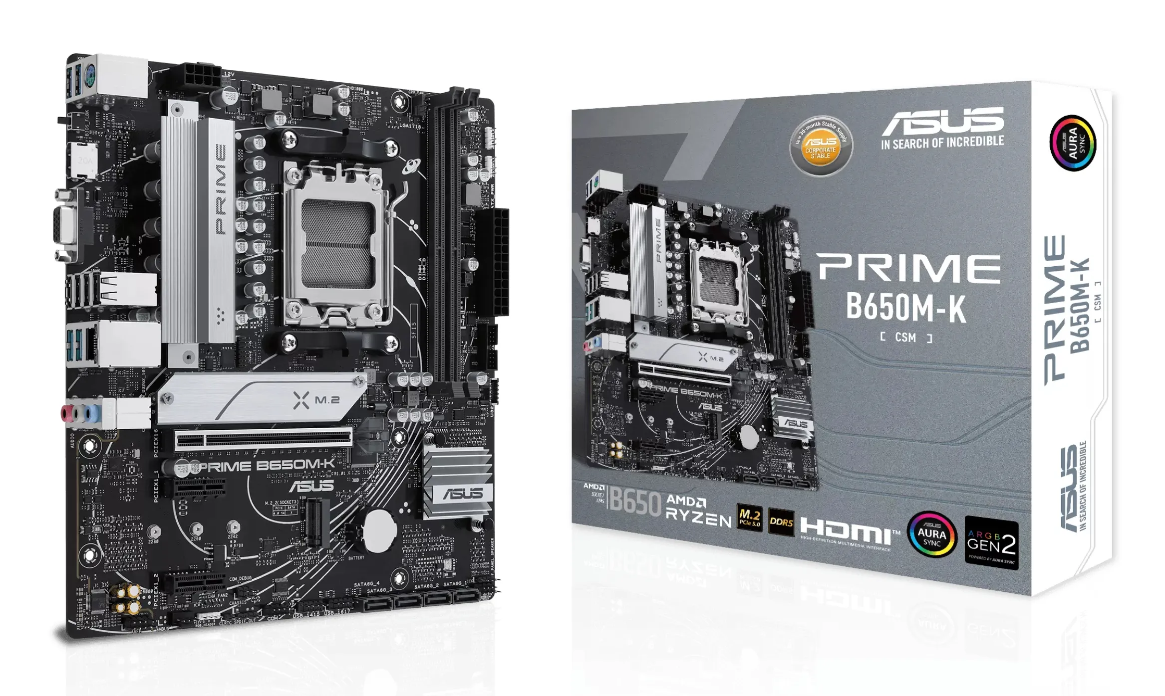 Asus PRIME B650M-K mATX - motherboard