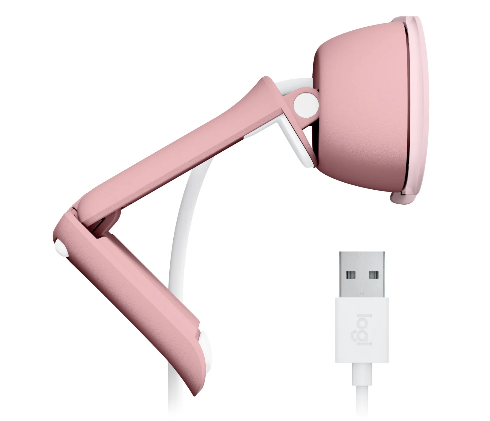 Logitech Brio 100 Full HD - webcam, rose