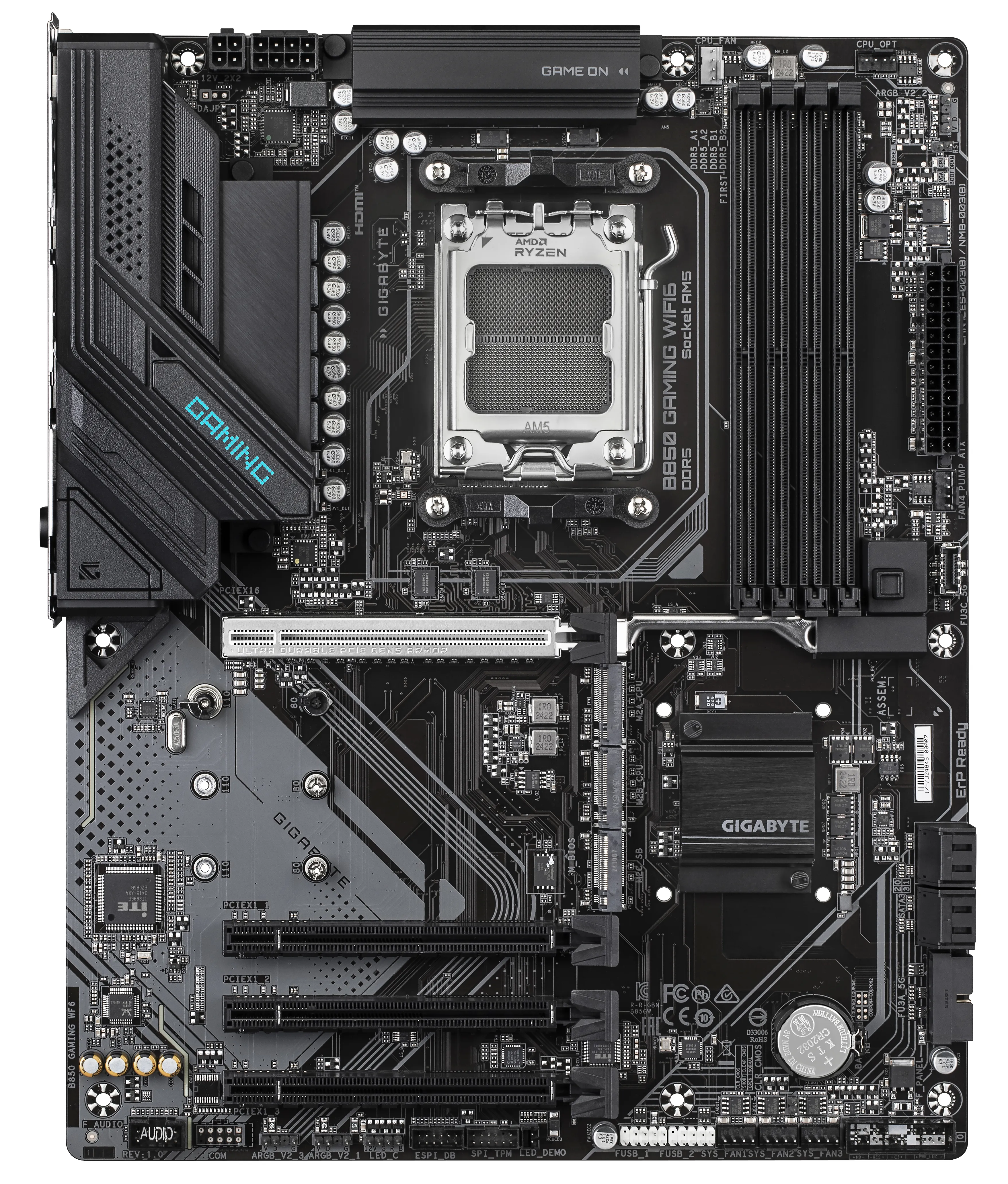 Gigabyte B850 Gaming WiFi 6 AM5 ATX - motherboard