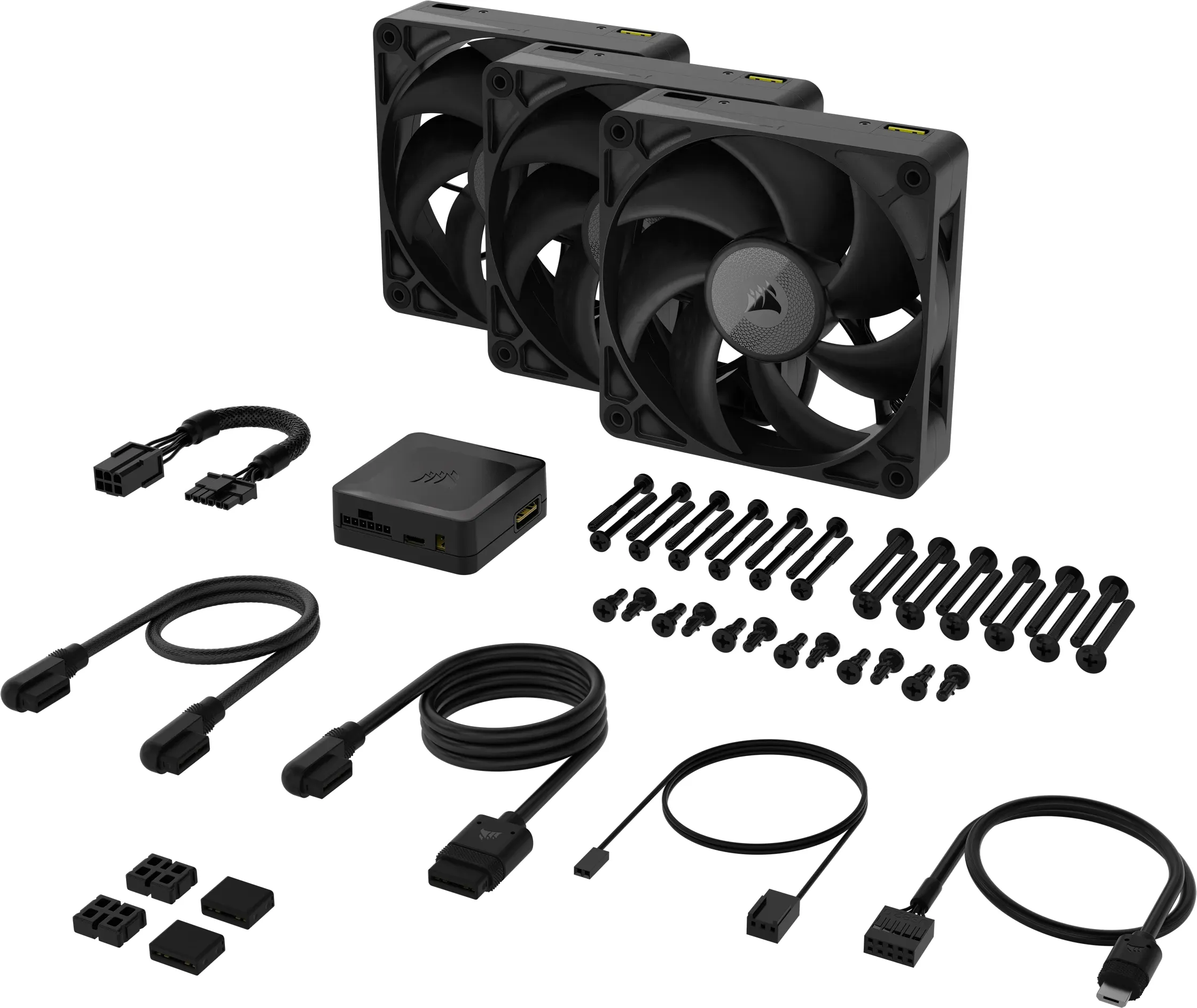 CORSAIR RX MAX Series iCUE LINK RX120 MAX 120mm Fan Triple Fan Kit
