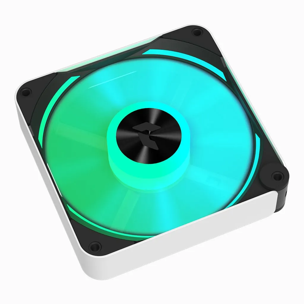 APNX FP2 PWM ARGB Fan, Fluid Dynamic Bearing, 120mm, White