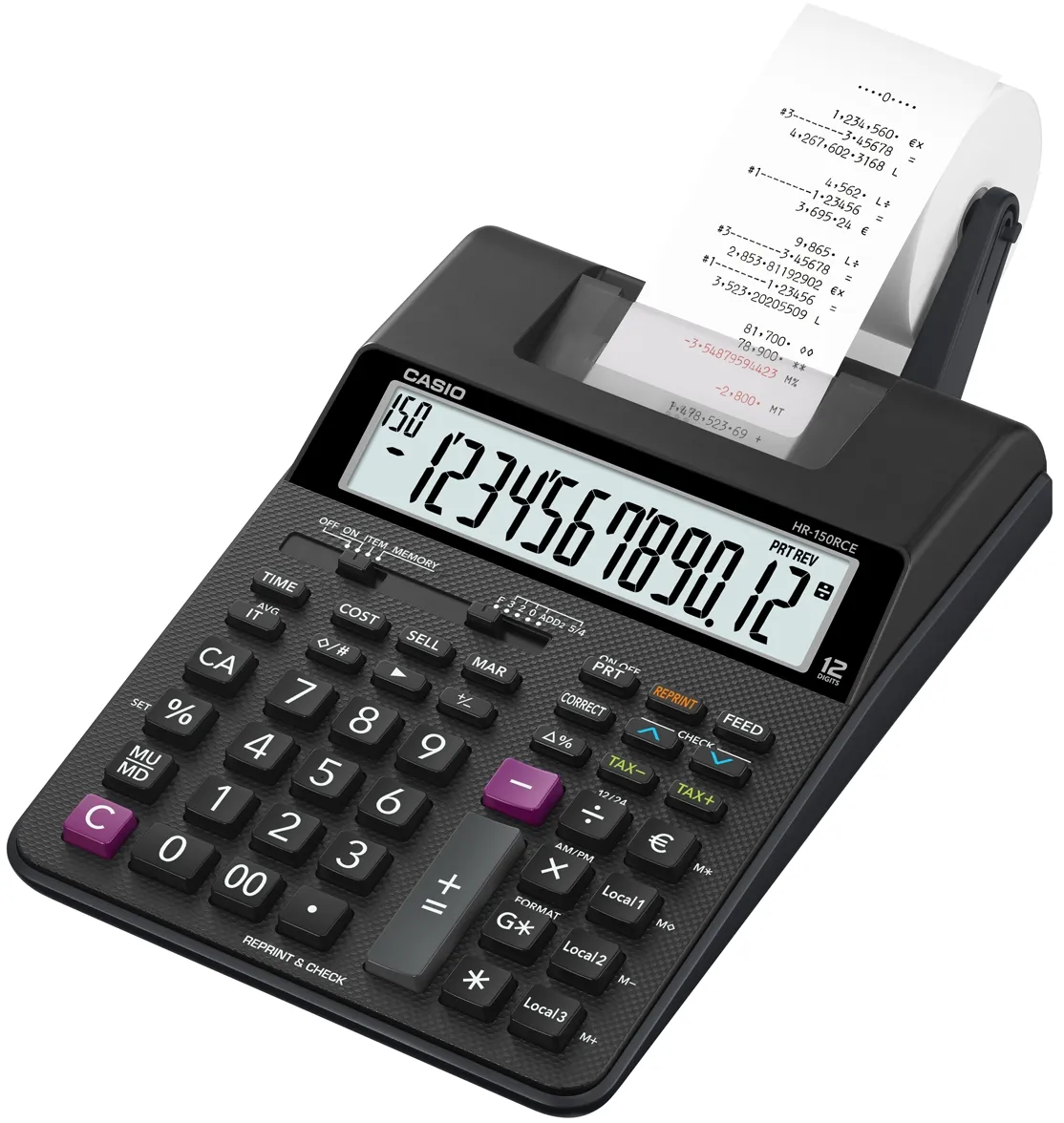Printing calculator Casio HR-150RCE