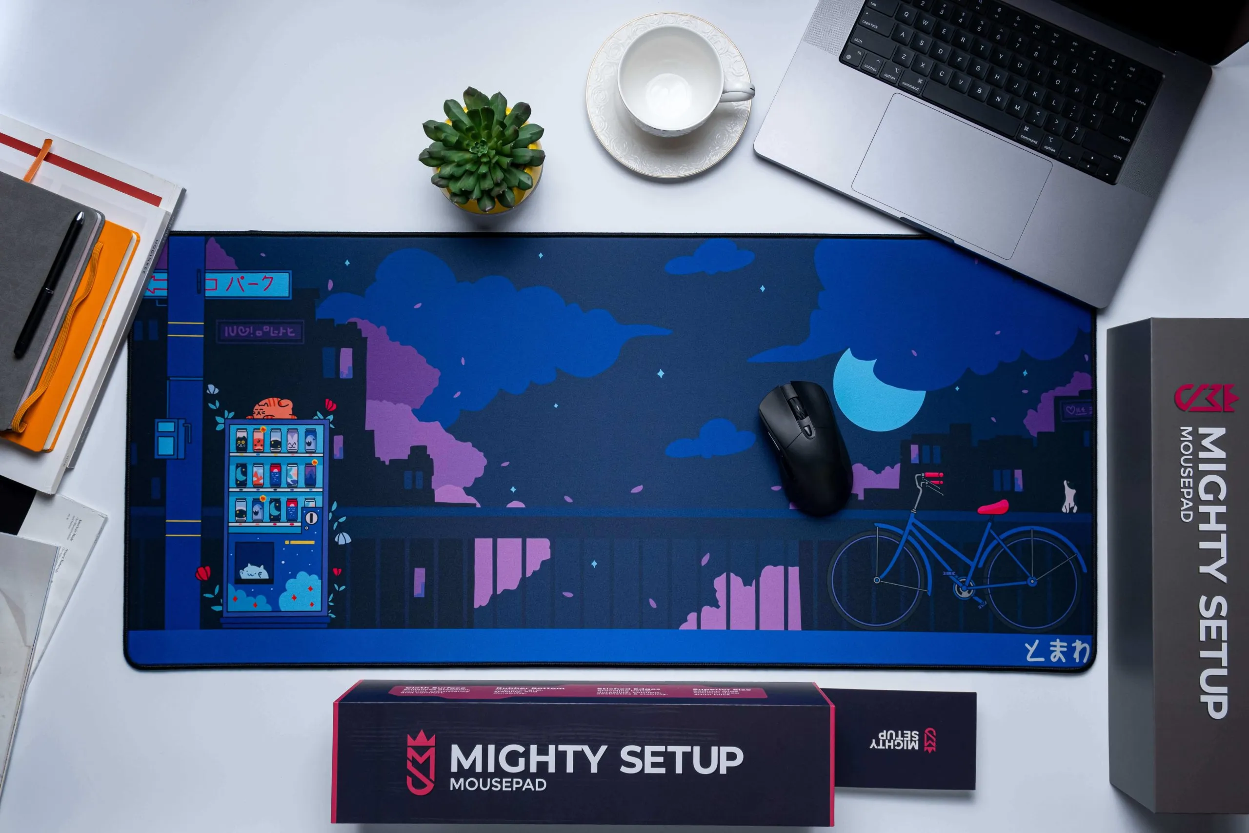 Mighty Setup Midnight Cravings - gaming mousepad, 900x400x4mm