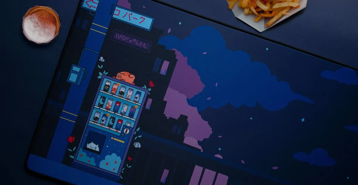 Mighty Setup Midnight Cravings - gaming mousepad, 900x400x4mm