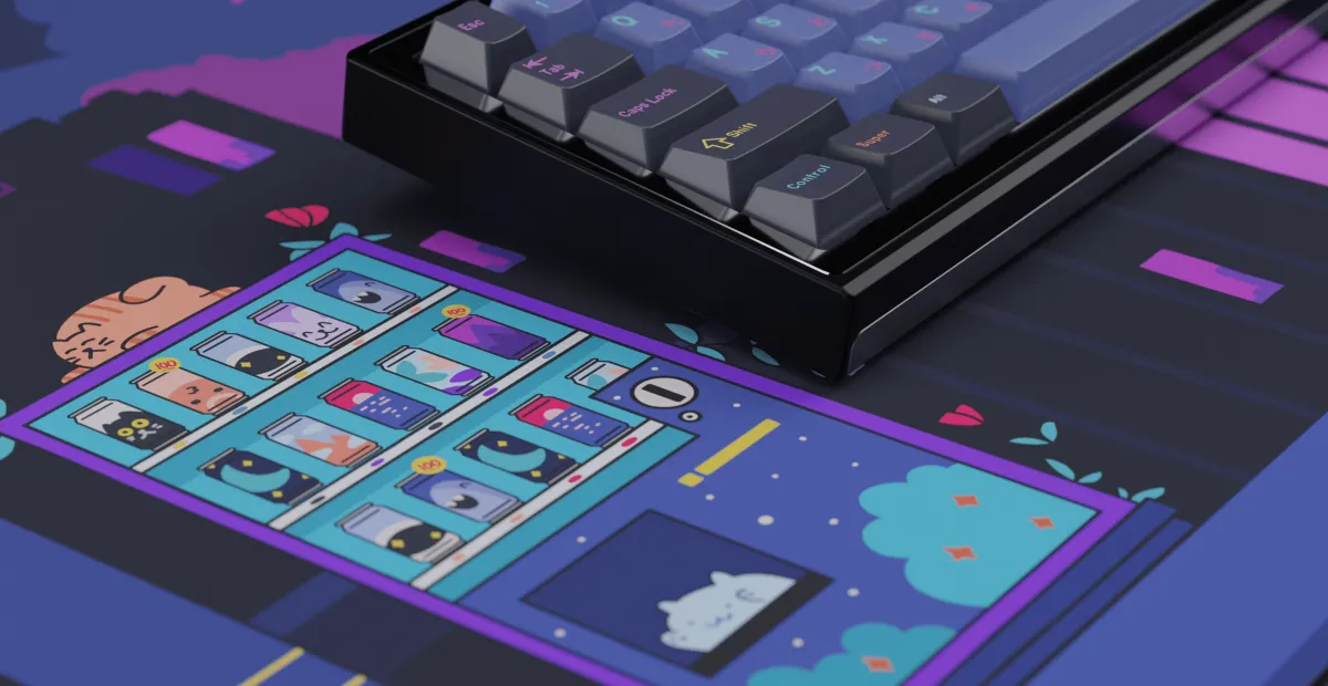Mighty Setup Midnight Cravings - gaming mousepad, 900x400x4mm