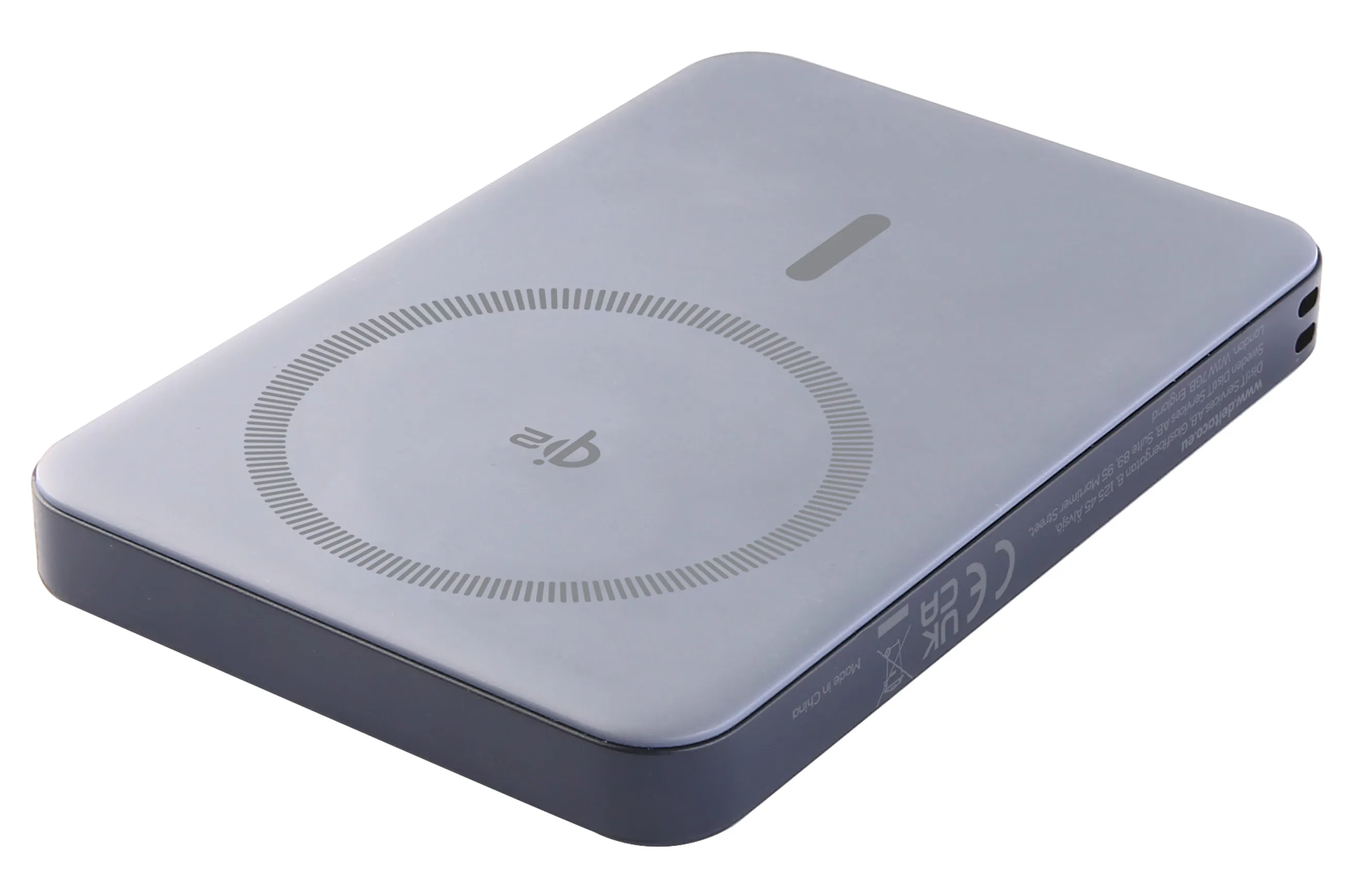 DELTACO PB-Q1008 5000mAh, 15W, PD 20W -varavirtal&auml;hde, musta