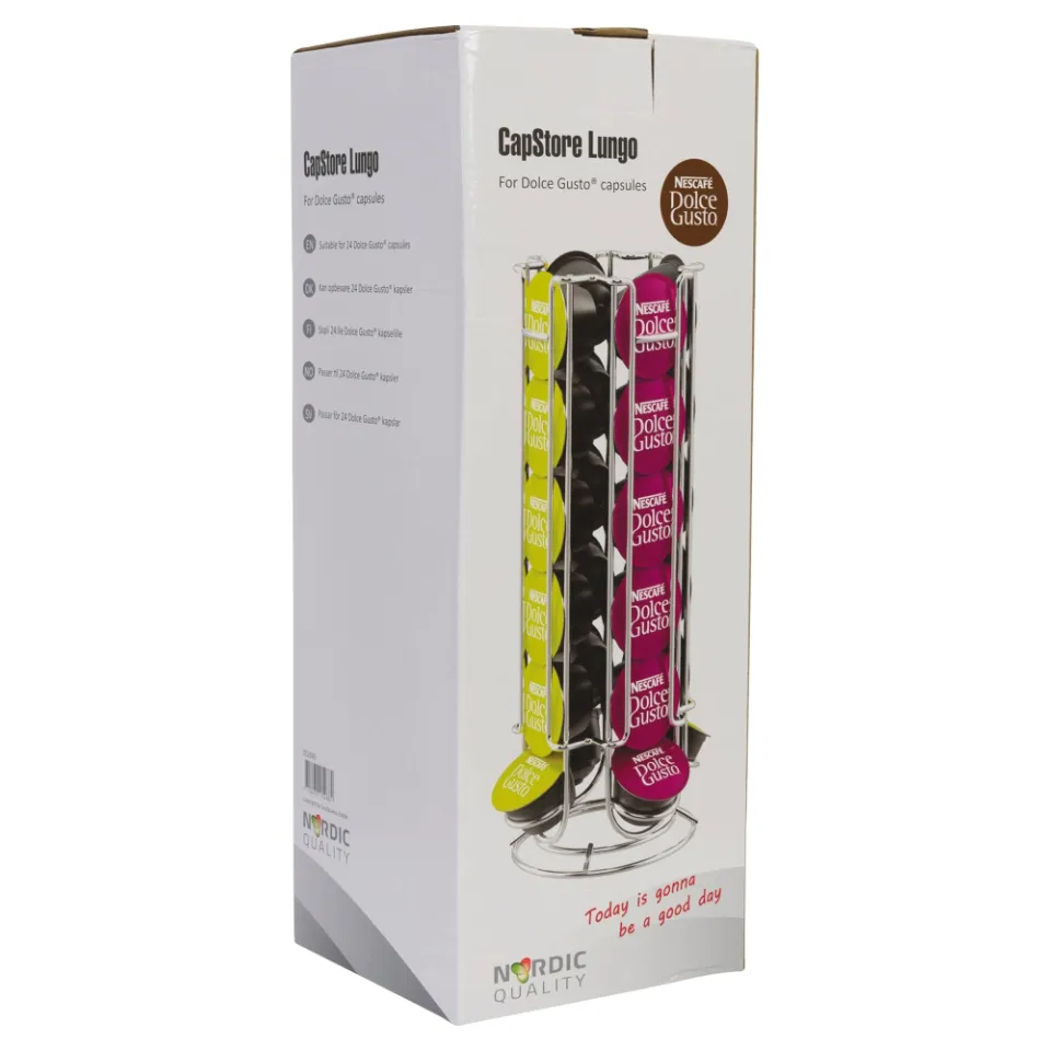 Nordic Quality Kitchen CapStore Lungo - Dolce Gusto capsule holder, 24 pcs
