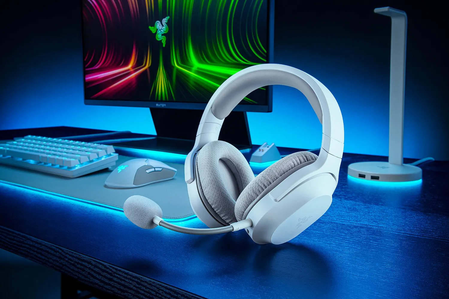 Razer Barracuda X - gaming headset, white