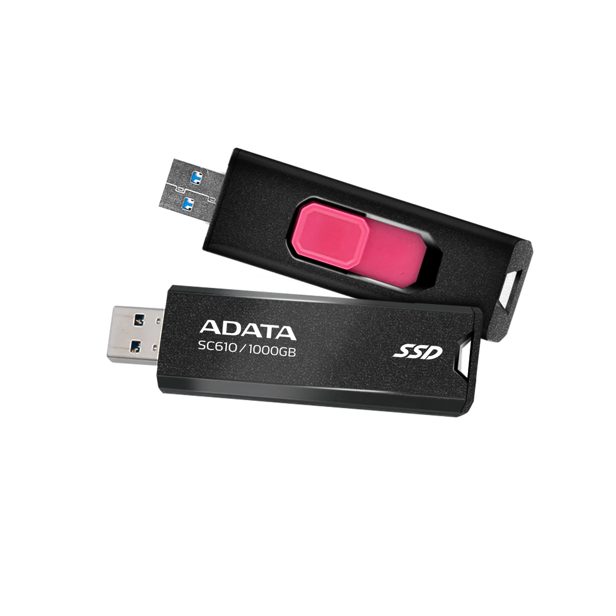ADATA SC610 2TB USB-A - External SSD, Black