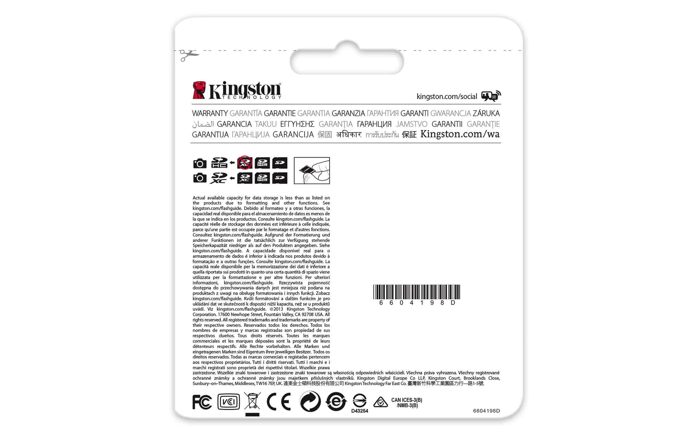 Kingston 64GB - Class10 UHS-I - SDXC