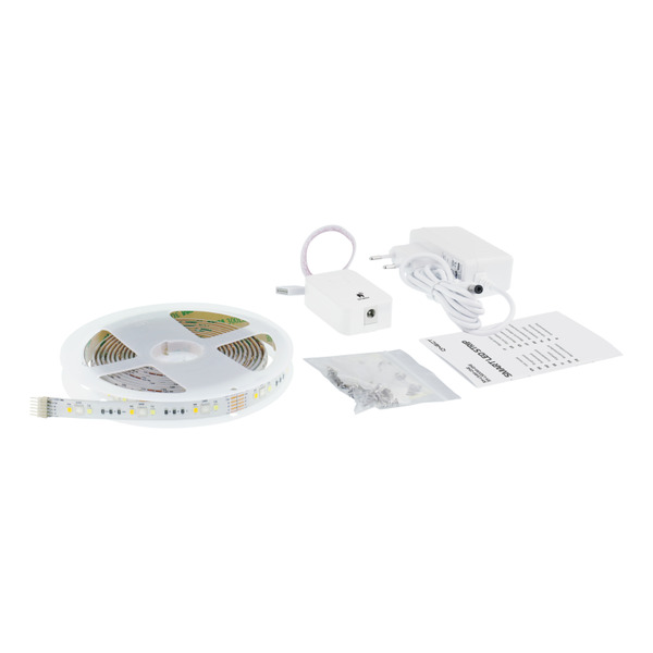 Qnect SH-LS4M Smart LED-strip, 4m, RGB + CCT, WiFi - LED strip