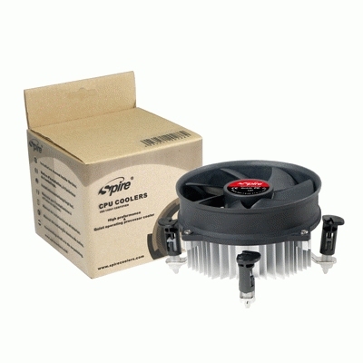 Spire CoolWave V, CPU-j&auml;&auml;hdytin, Intel LGA775, 26 dBA, alumiinia