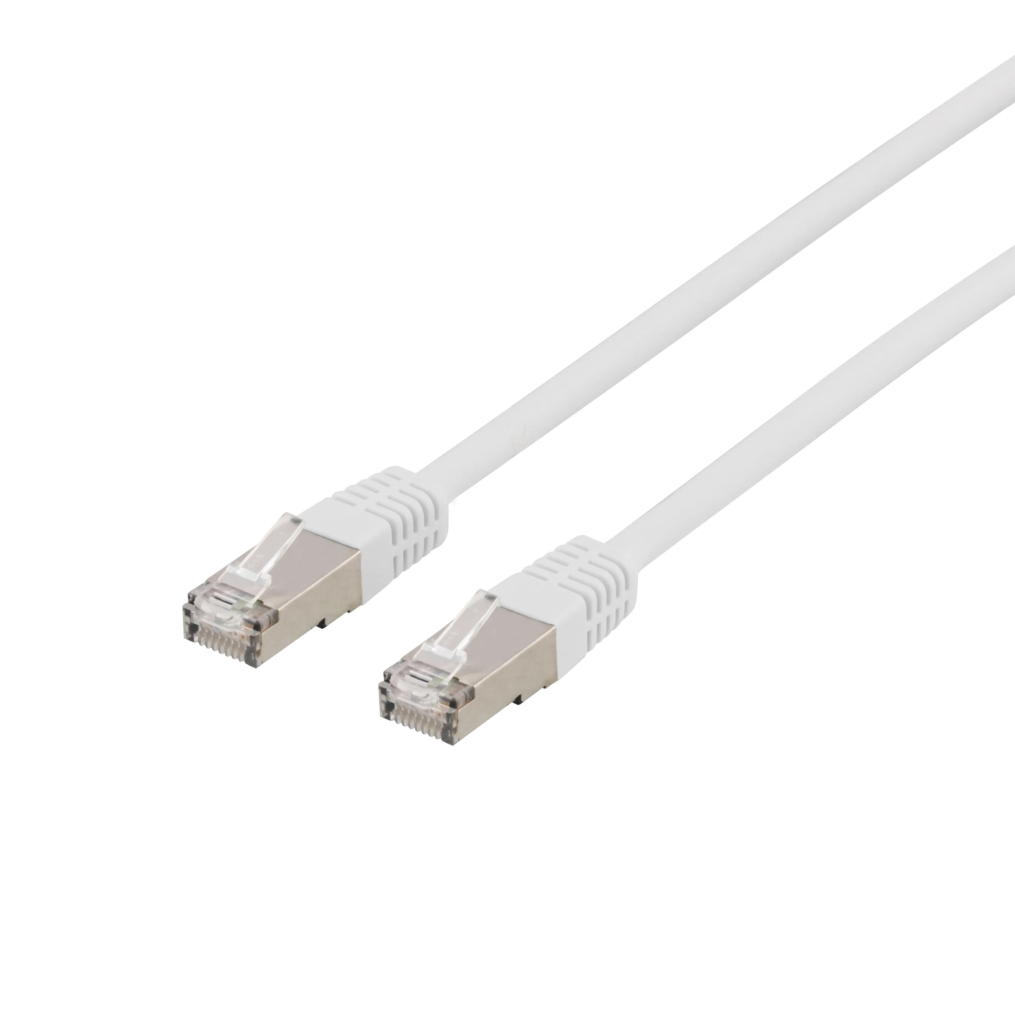 Deltaco Cat6a U/FTP LSZH RJ45 3m Network Cable, White