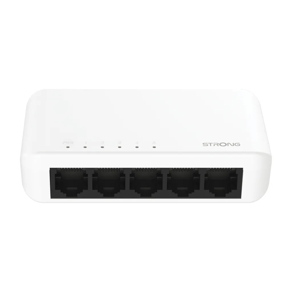 Strong 5-port Gigabitswitch Vit