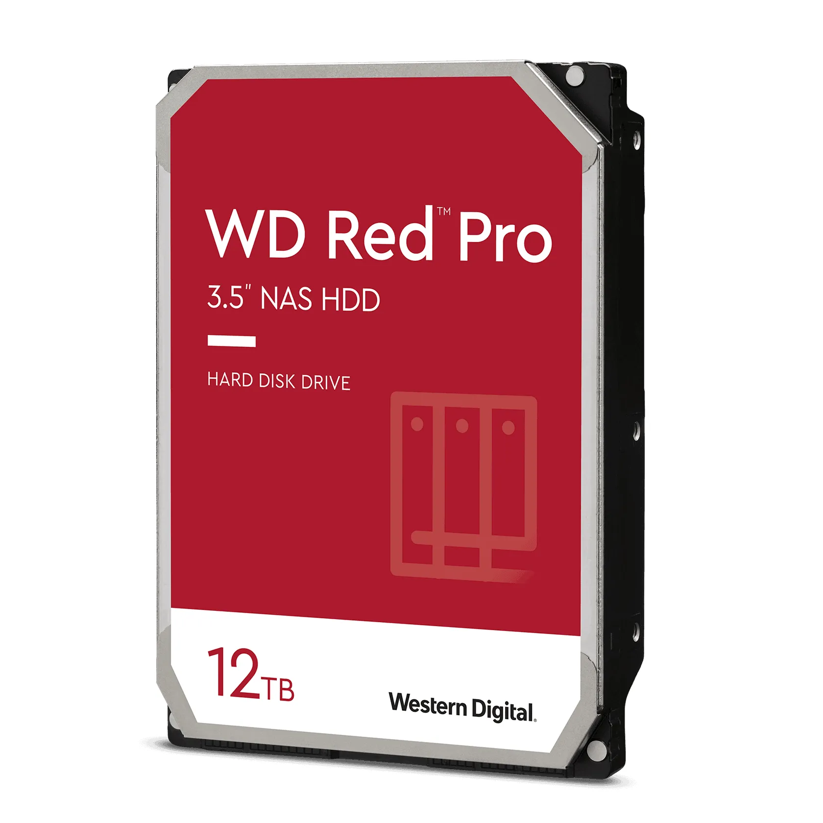WD Red Pro 3.5&quot;, 12 TB, 7200 RPM, 256 MB - h&aring;rddisk (NAS)