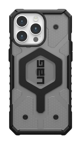 UAG Pathfinder MagSafe Clear, iPhone 15 Pro Max - Case, Ash UAG Pathfinder MagSafe Clear, iPhone 15 Pro Max - Case, Ash