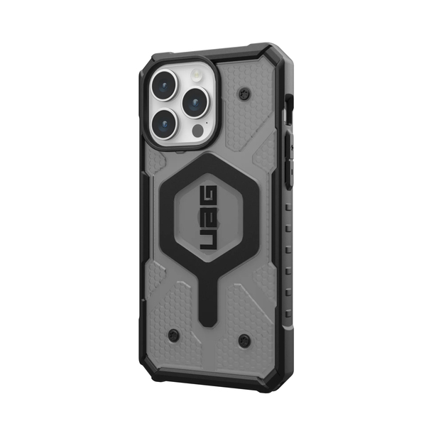 UAG Pathfinder MagSafe Clear, iPhone 15 Pro Max - Case, Ash UAG Pathfinder MagSafe Clear, iPhone 15 Pro Max - Case, Ash
