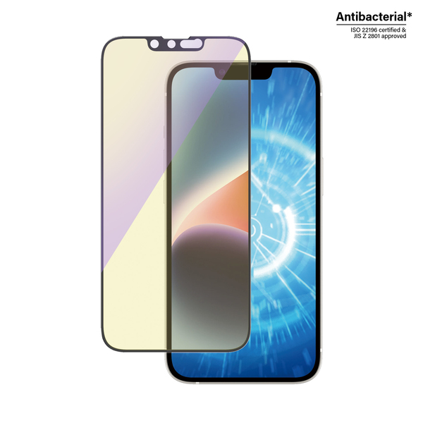 PanzerGlass Ultra-Wide Fit, Anti-Bluelight, iPhone 14/13, 13 Pro - Screen Glass