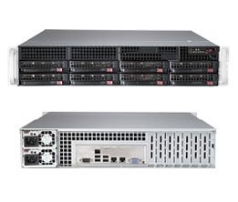 Supermicro SuperServer 6028R-TR - Palvelin - telineasennettava - 2U - 2-teinen - RAM 0 MB - SATA - pikavaihto 3.5" - ei kiintolevy&auml; - AST2400 - GigE - monitori: